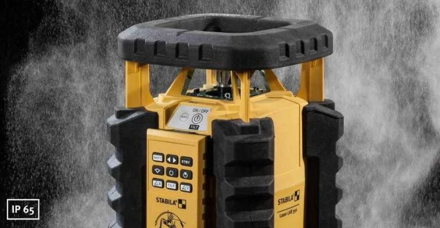 Lazerinis rotacinis nivelyras LAR 350 + trikojis + liniuotė, Stabila