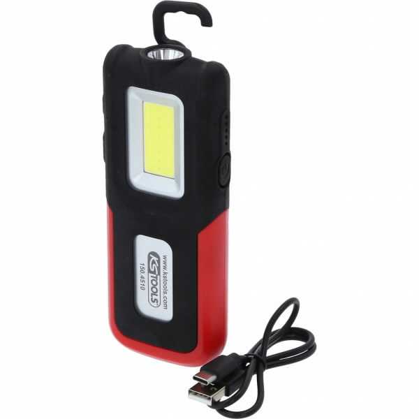 Mobile workshop hand lamp, foldable, 500 lumen, KS Tools