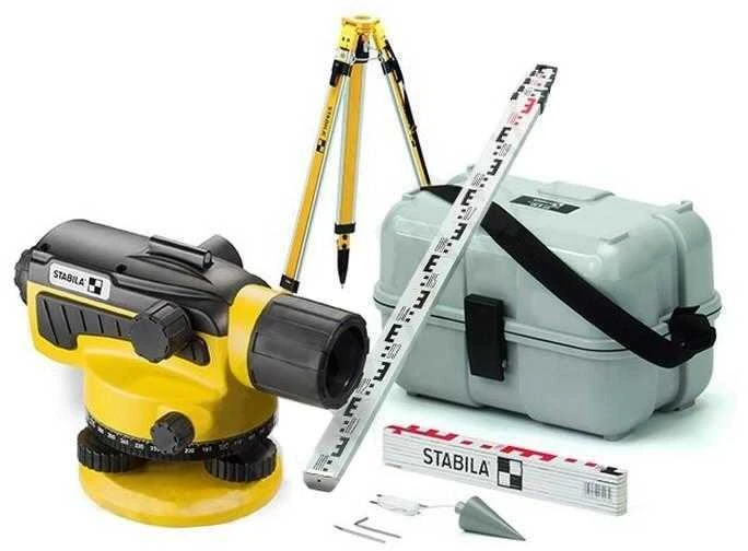Optinis nivelyras OLS 26 komplektas, Stabila