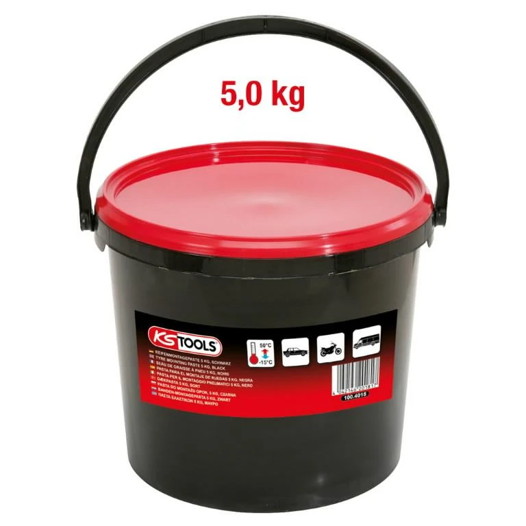 padangų montavimo pasta, juoda 5kg, KS Tools