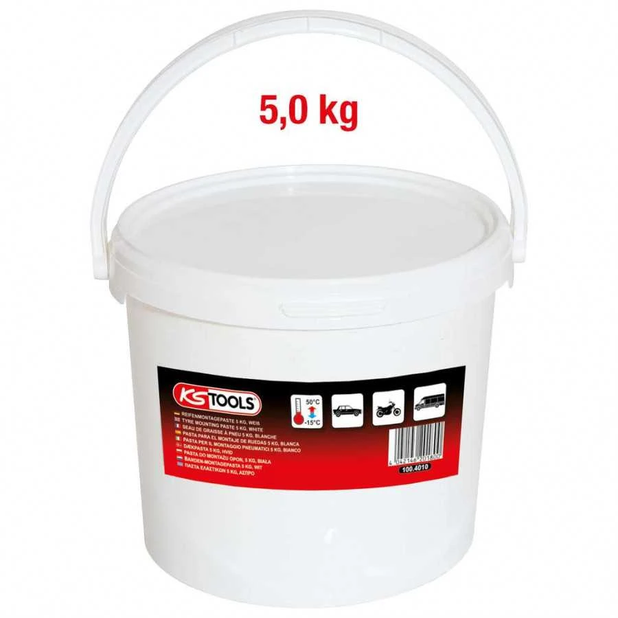 padangų montavimo pasta, juoda 5kg, KS Tools