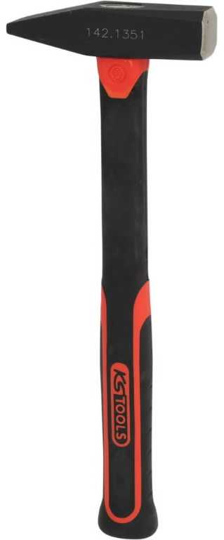 Plaktukas, stiklo pluošto rankena 500g, KS Tools