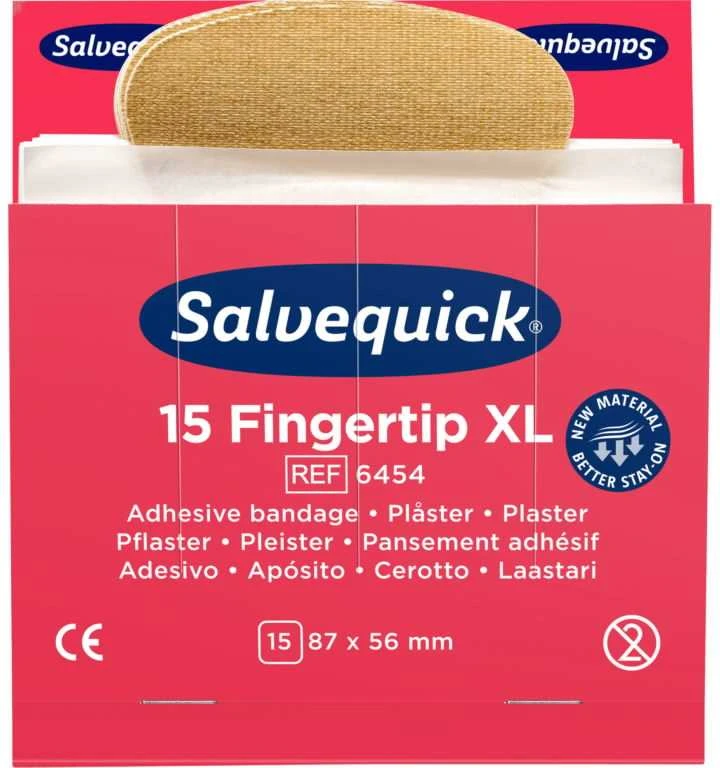 Pleistrai pirštų galiukams, tekstiliniai 15 vnt/1 pakuotė pa, Cederroth
