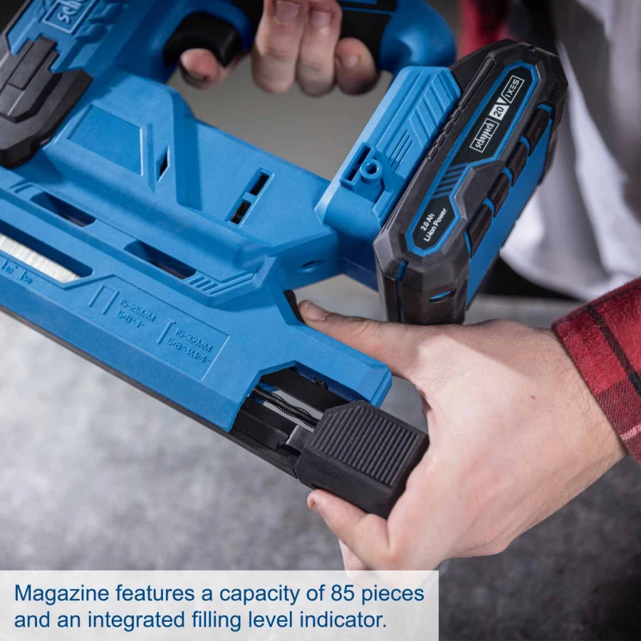 Cordless kabiu ir vinių kalimo įrankis C-NAG180-X - Set S, Scheppach