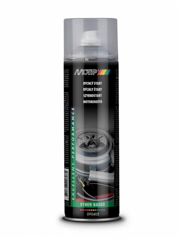 Priemonė lengvinanti variklio užvedimą QUICK START 500ml, BL, Motip