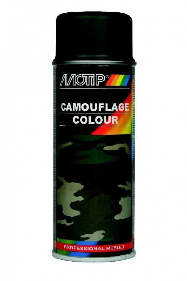 Purškiami dažai MOTIP Camouflage RAL 6031 žalias 400ml, Motip