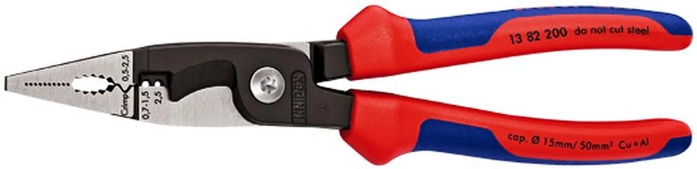 Elektros instaliacijos replės 200mm, Knipex