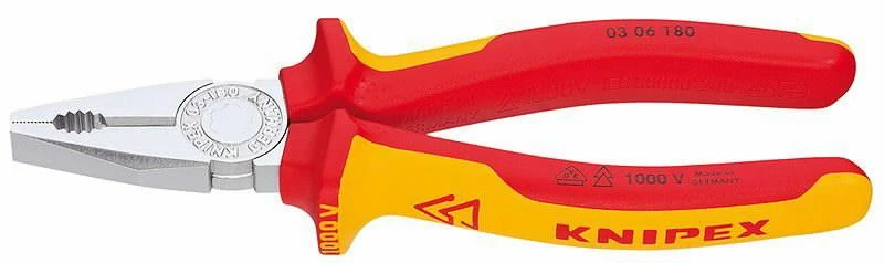 Kombinuotos replės elektrikams KNIPEX 0306200