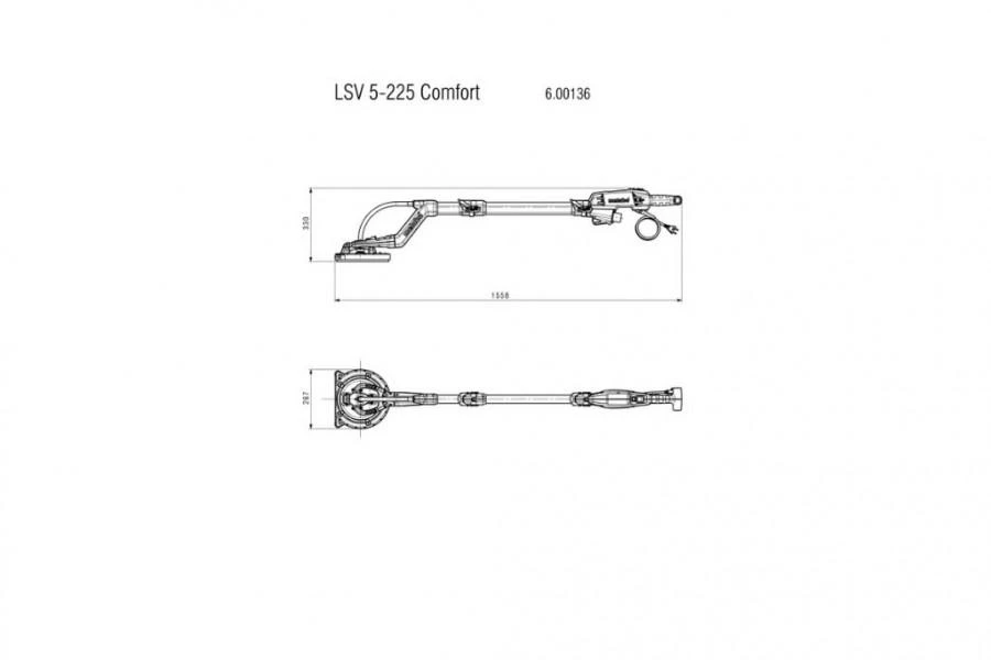 Metabo LSV 5-225 COMFORT (600136000) ilgakotis šlifuoklis