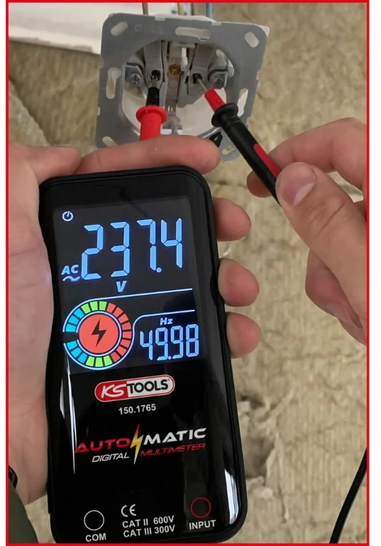 Skaitmeninis multimetras su antgaliais, KS Tools