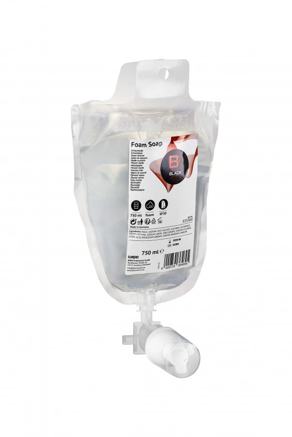 Skystos putos Satino Juodas Qlash 6 x 750 ml, Satino by WEPA