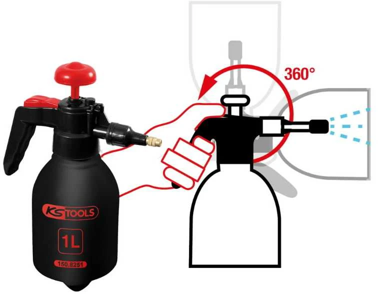 Slėginis purkštuvas 1 l, KS Tools