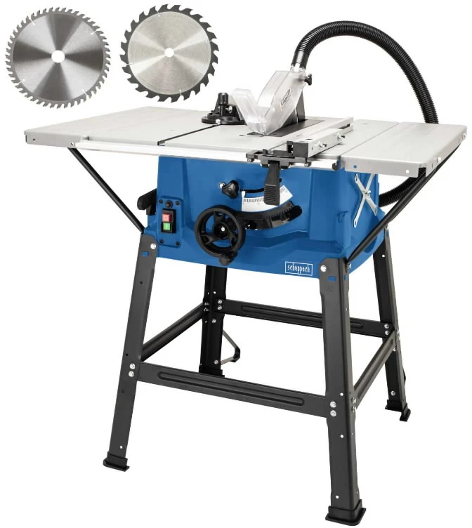 Scheppach Staklės diskinio pjovimo HS100S + stalas ir papildomas diskas
