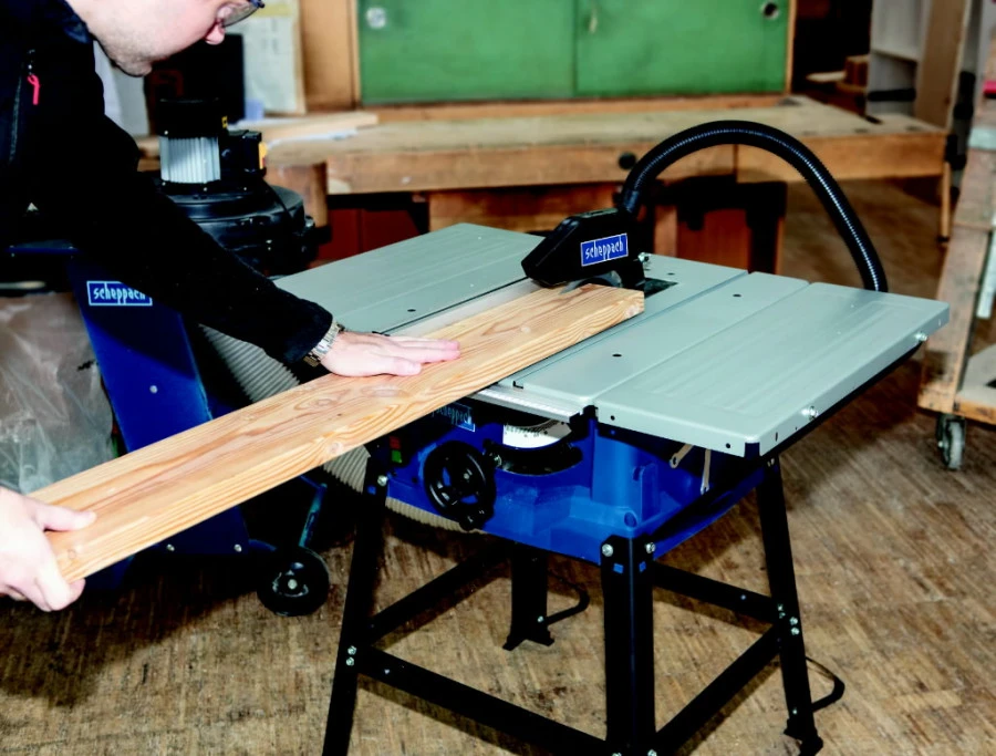 Scheppach Staklės diskinio pjovimo HS100S + stalas ir papildomas diskas