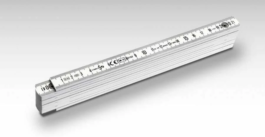 Sulankstoma plastikinė liniuotė STABILA 1104 1m