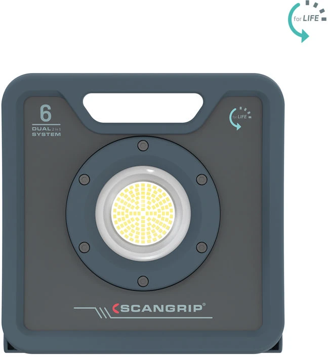 Įkraunama darbo lempa Scangrip NOVA 6K C+R For life, 6000lm, IP67