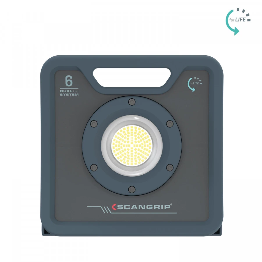 Įkraunama darbo lempa Scangrip NOVA 6K C+R For life, 6000lm, IP67