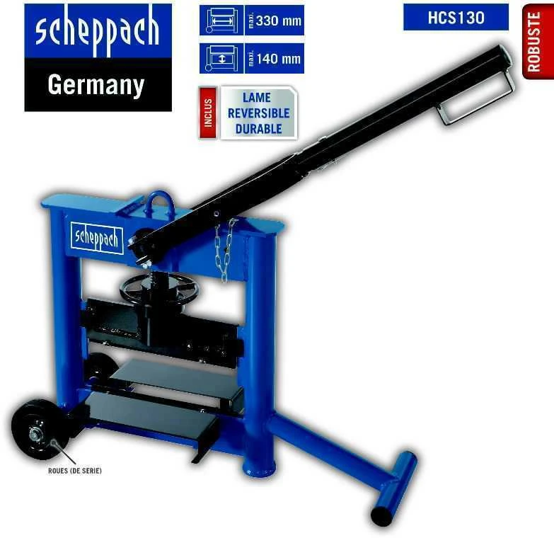 Trinkelių skaldymo staklės HSC130, Scheppach