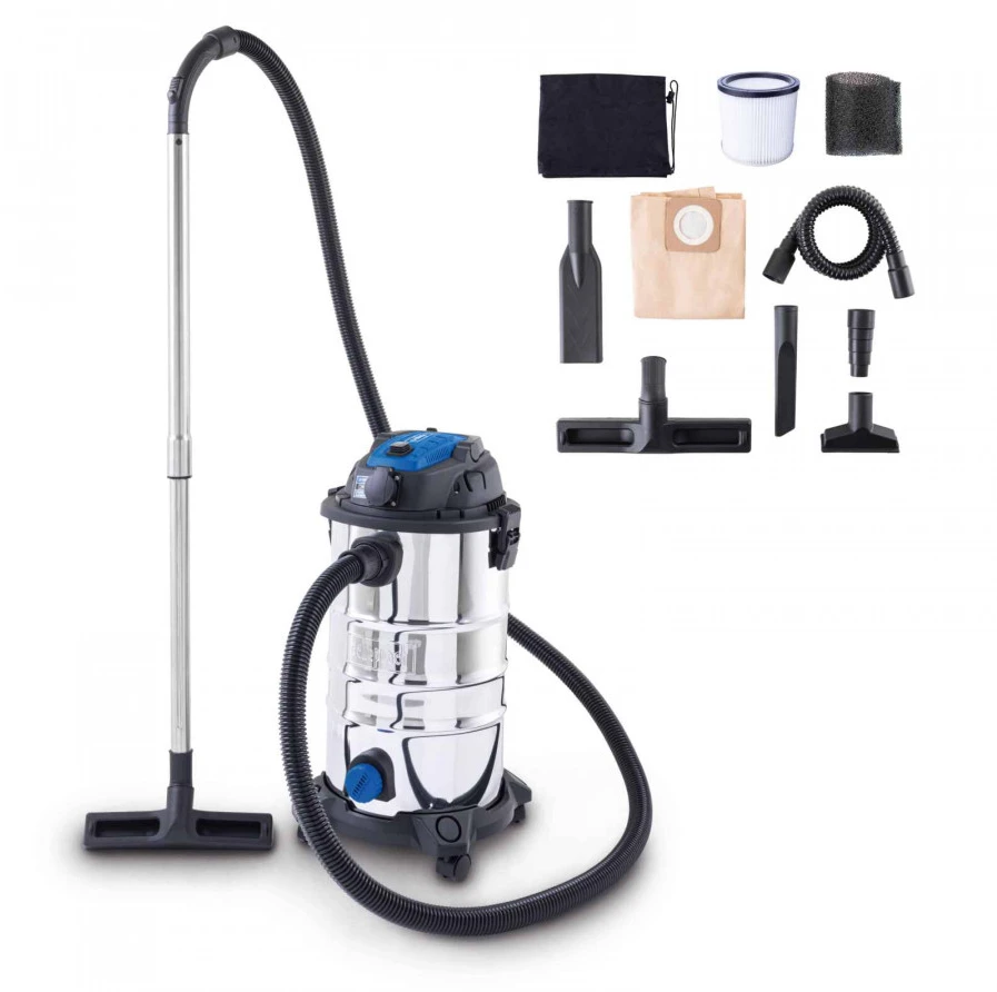 Vakuuminis dulkių siurblys VC30 Premium su pūtimo funkcija, Scheppach