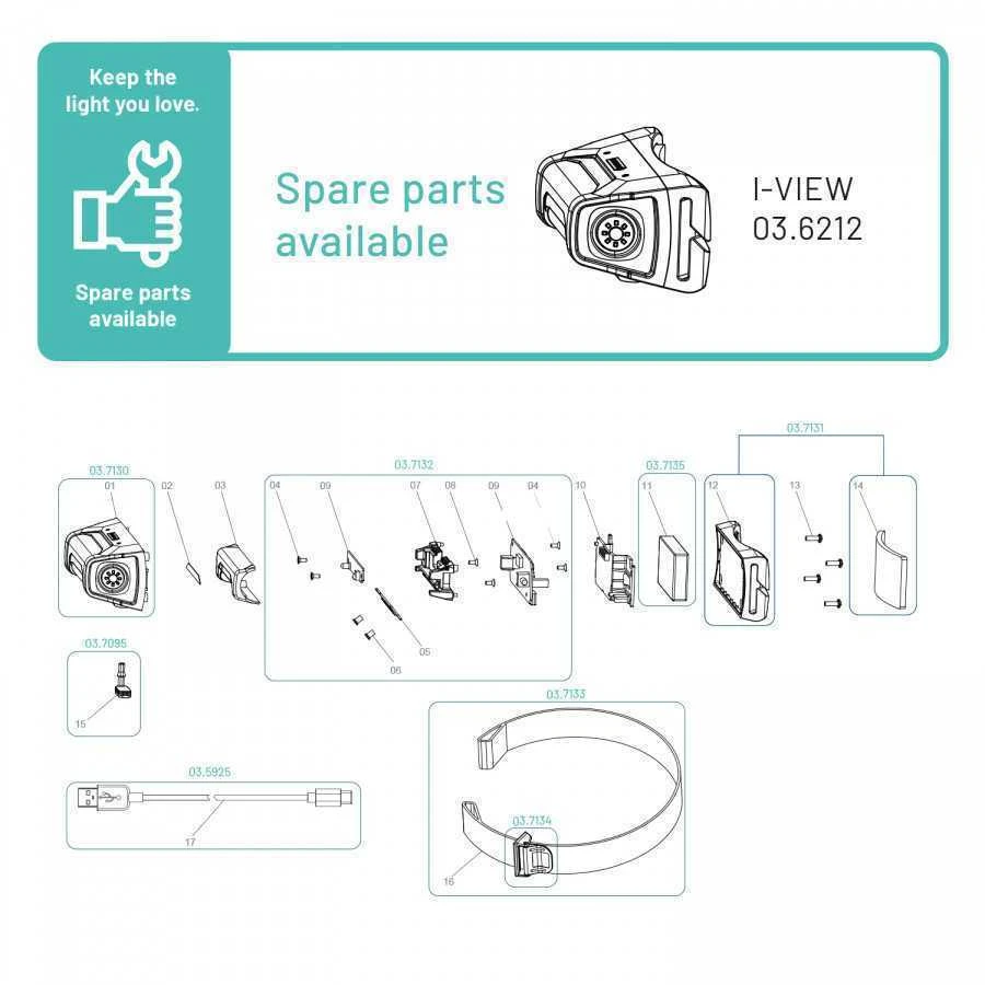 Galvos lempa Scangrip I-VIEW, 400 lm, įkraunama, judesio jutiklis, IP65