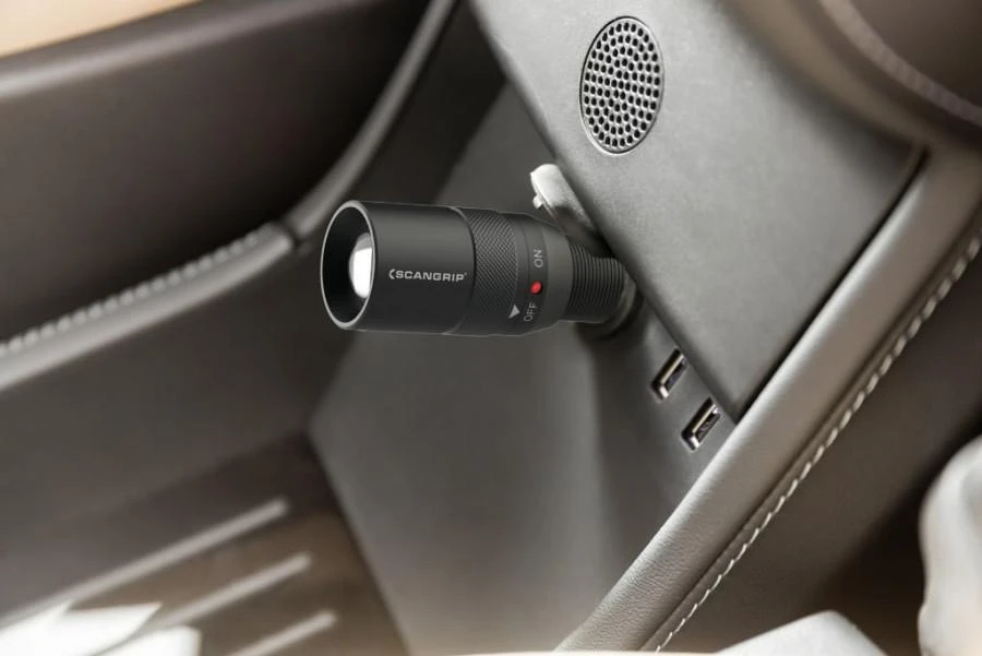 Žibintuvėlis LED FLASH 12-24V 130lm IP30, Scangrip