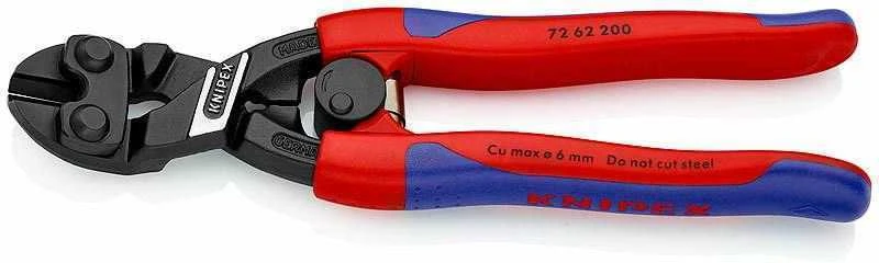 Žnyplės šoninio kirpimo 200mm D6mm, Knipex