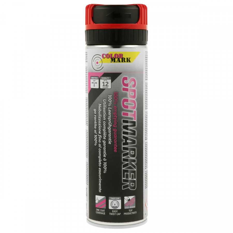 Žymėjimo dažai SPOTMARKER raudoni 500ml, Motip