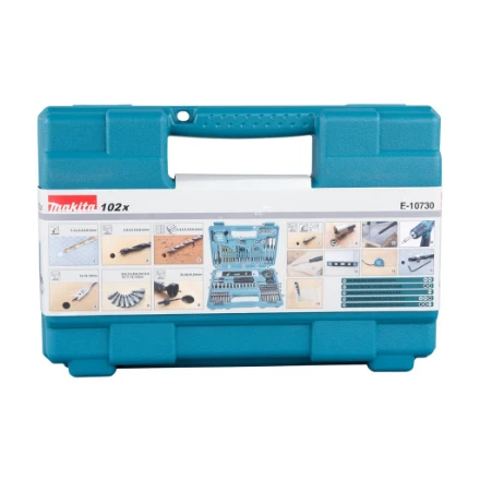 Makita E-10730 Sukimo antgalių komplektas, 102 vnt.