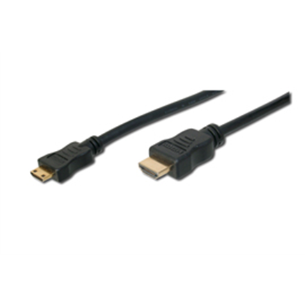 LogiLink 2m HDMI kabelis Type A vyriškas - HDMI mini C tipas, masinis kabelis | Prisijungti | HDMI į mini-HDMI