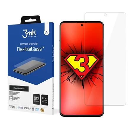 LCD apsauginė plėvelė 3mk Lankstus stiklas Samsung A525 A52 4G/A526 A52 5G/A528 A52s 5G