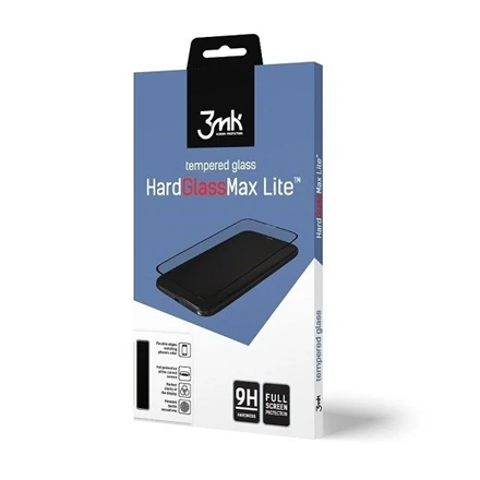 3MK HardGlass Max Lite ekrano apsauga, Apple, iPhone XI Pro, grūdintas stiklas, skaidrus