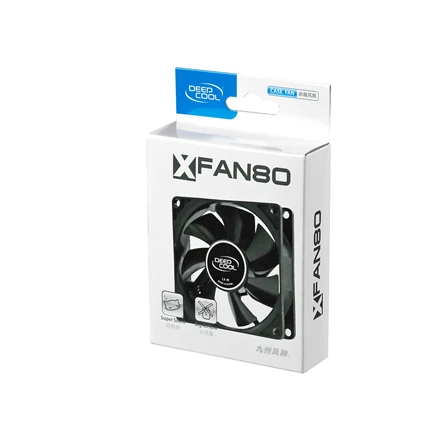 DeepCool XFAN 80 ventiliatorius pakuotėje