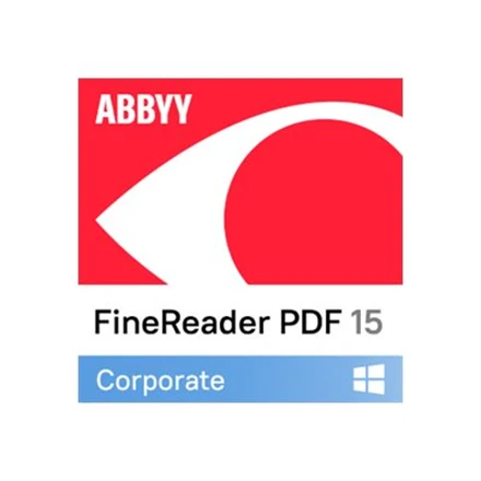 Abbyy FineReader PDF 15 Corporate | Single User License (ESD) | 1 year(s) | 1 user(s)