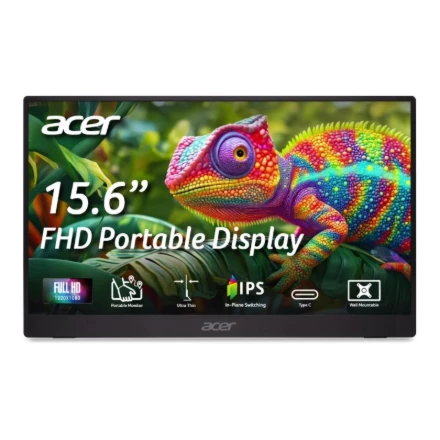 Monitorius Acer PM161QB1bmiuux - 60Hz | „Full HD“ | IPS | 15,6 colio