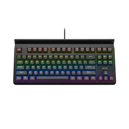 NOXO | Specter | Juodas | Klaviatūra žaidimams | su laidu | Mechaninė | EN/RU | 650 g | Mėlyna Switches