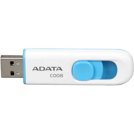 Ištraukiamas atmintukas Adata C008 64GB Baltas/Mėlynas