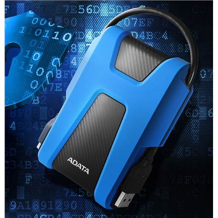Kietasis diskas Išorinis diskas ADATA HDD HV680 1TB 2,5'' USB3.0 - mėlynas