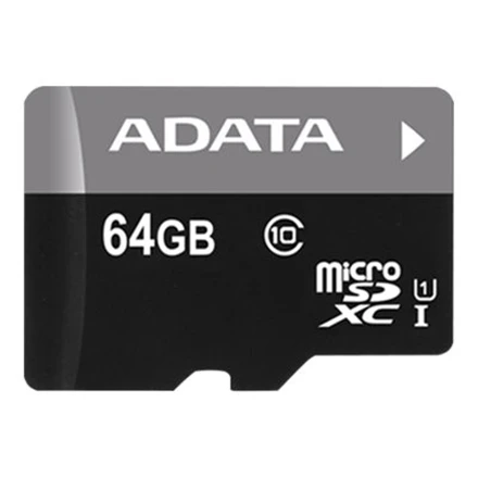 ADATA 64GB Micro SDXC V10 85MB/s + adapteriai