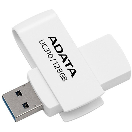 USB laikmena ADATA UC310, 128 GB, Baltos spalvos