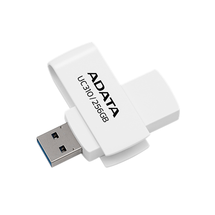USB laikmena ADATA UC310, 256 GB, Baltos spalvos