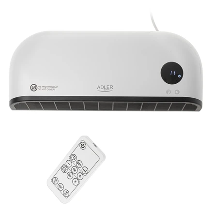 Adler LED oro užuolaidų šildytuvas | AD 7751 | Oro uždanga | 2000 W | Baltas