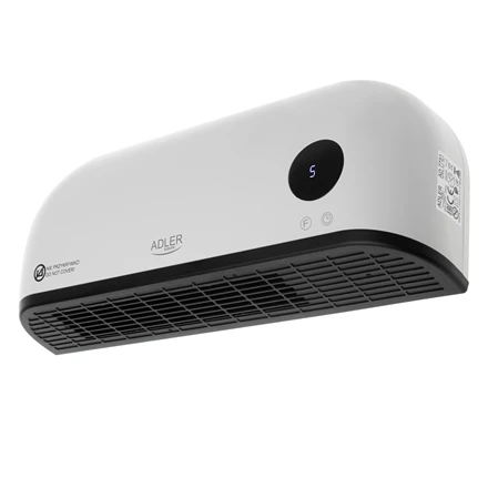 Adler LED oro užuolaidų šildytuvas | AD 7751 | Oro uždanga | 2000 W | Baltas