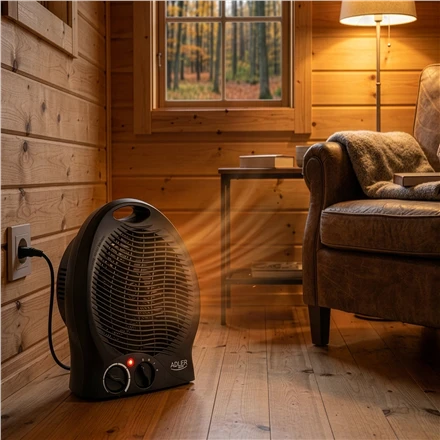Adler AD 7761 Fan Heater, 2000 W, Juodas | Adler