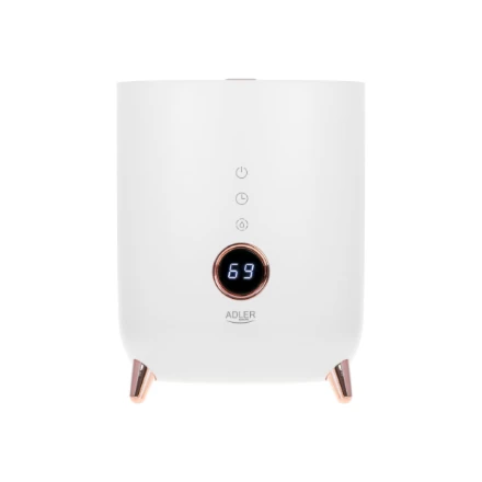 Adler | AD 7972 | Drėkintuvas | 23 W | Vanduo bako talpa 4 L | Tinka kambariams iki 35 m² | Ultragarsinis | Drėkinimo pajėgumas 150-300 ml/val | Baltas