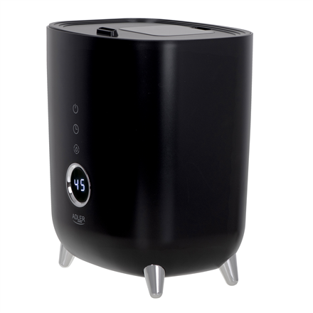 Adler | AD 7972 | Drėkintuvas | 23 W | Vanduo bako talpa 4 L | Tinka kambariams iki 35 m² | Ultragarsinis | Drėkinimo pajėgumas 150-300 ml/val | Juodas