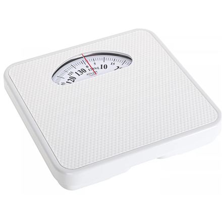 Virtuvinės svarstyklės Adler | Mechaninės vonios svarstyklės | AD 8179w | Didžiausias svoris (keliamoji galia) 136 kg | Tikslumas 1000 g | Baltas