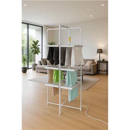 Adler | Foldable Electric Clothes Dryer | AD 7829 | 300 W | Sidabrinis/Baltas