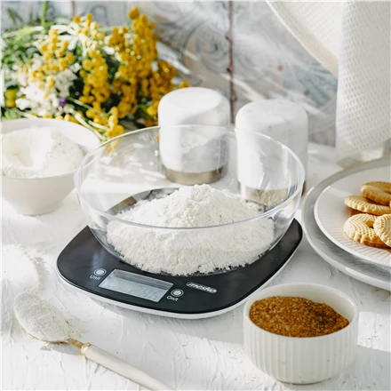 Virtuvinės svarstyklės Adler virtuvės svarstyklės su dubeniu | MS 3179w | Graduacija 1 g | Ekrano tipo LCD | Baltas