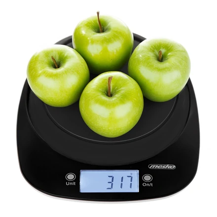 Virtuvinės svarstyklės Adler virtuvės svarstyklės su dubeniu | MS 3179w | Graduacija 1 g | Ekrano tipo LCD | Baltas