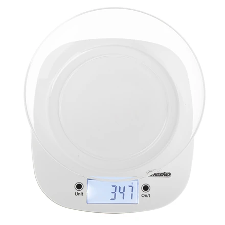 Virtuvinės svarstyklės Mesko Adler virtuvės svarstyklės su dubeniu | MS 3179b | Graduacija 1 g | Ekrano tipo LCD | Juodas